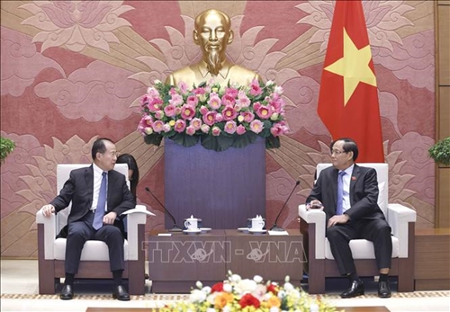 Phó chủ tịch Quốc hội Trần Quang Phương tiếp Đoàn Ủy ban Đối ngoại Nhân đại toàn quốc Trung Quốc